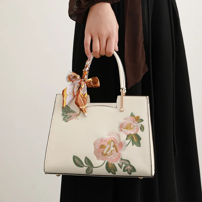 H YXIANG Microfiber Synthetic Leather Handbag Women's Multicolor-6