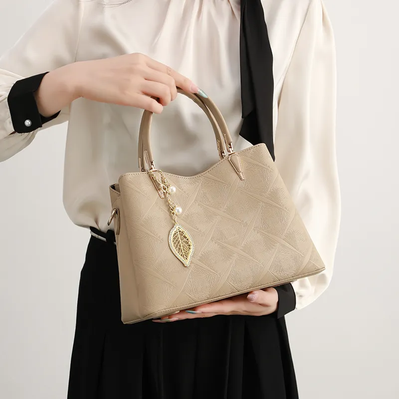H YXIANG Microfiber Synthetic Leather Handbag Women's Multicolor-5