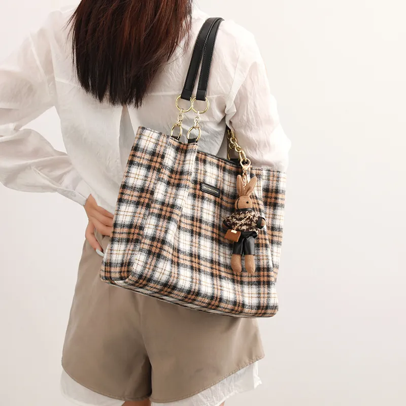 H YXIANG Canvas Bag, Tote Bag, Shopping Bag, Shoulder Bag Regular Women's Multicolor-5