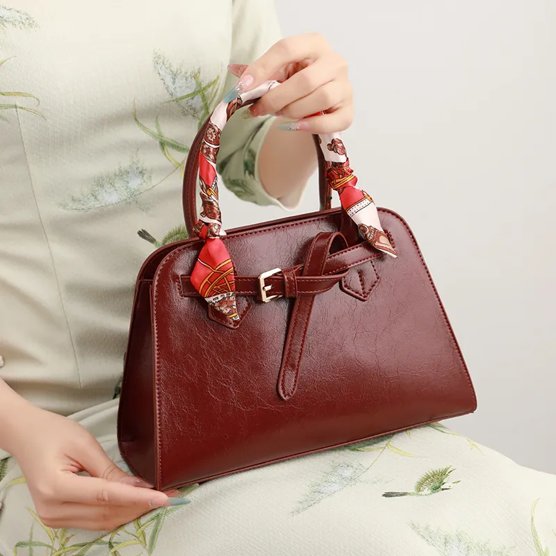 H YXIANG Microfiber Synthetic Leather One Shoulder Handbag Regular Women's Multicolor-2