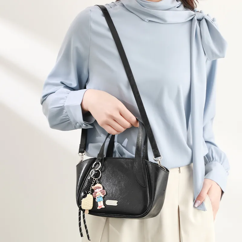 H YXIANG Microfiber Synthetic Leather Handbag Women's Multicolor-6