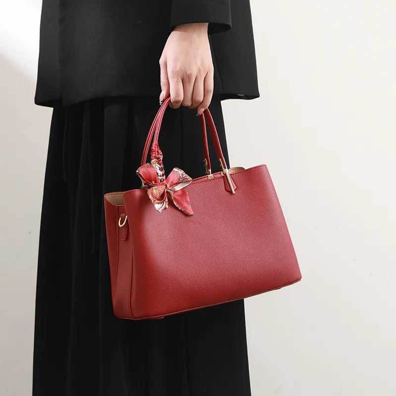H YXIANG Microfiber Synthetic Leather Shoulder Bag Crossbody Bag Handbag Regular Women's Black/Red/Khaki-6