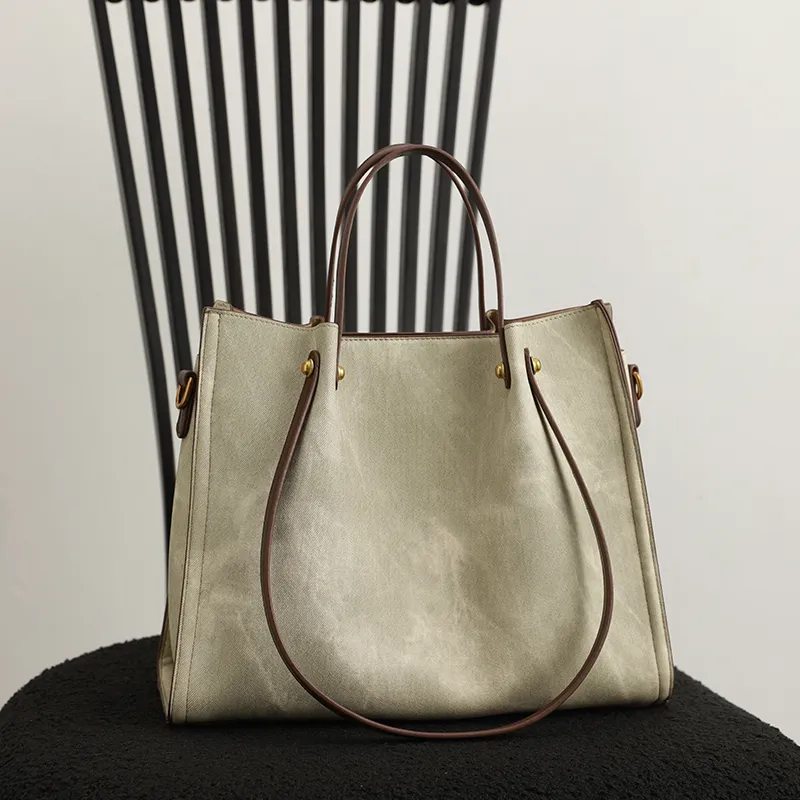 H YXIANG Microfiber Synthetic Leather Tote Shoulder Bag, Crossbody Bag, Handbag Women's Green-3