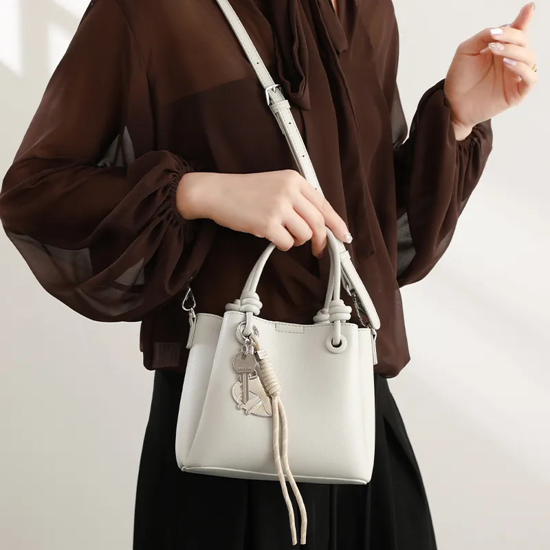 H YXIANG Microfiber Synthetic Leather Handbag Women's Multicolor-3