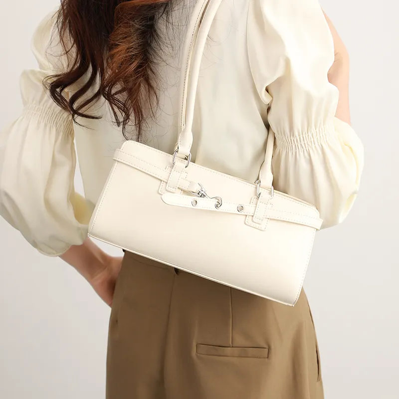 H YXIANG Microfiber Synthetic Leather Shoulder Bag Women's Multicolor-6