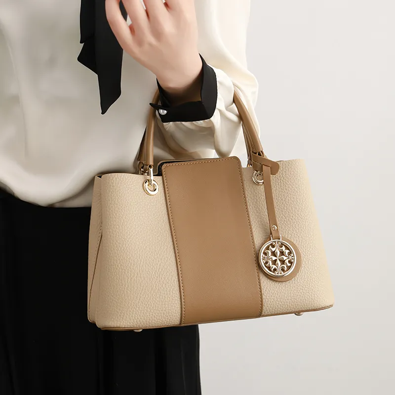 H YXIANG Microfiber Synthetic Leather Shoulder Bag, Handbag Women's-5