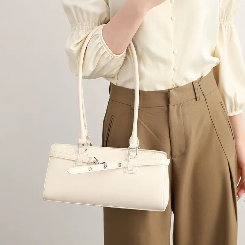 H YXIANG Microfiber Synthetic Leather Shoulder Bag Women's Multicolor-7
