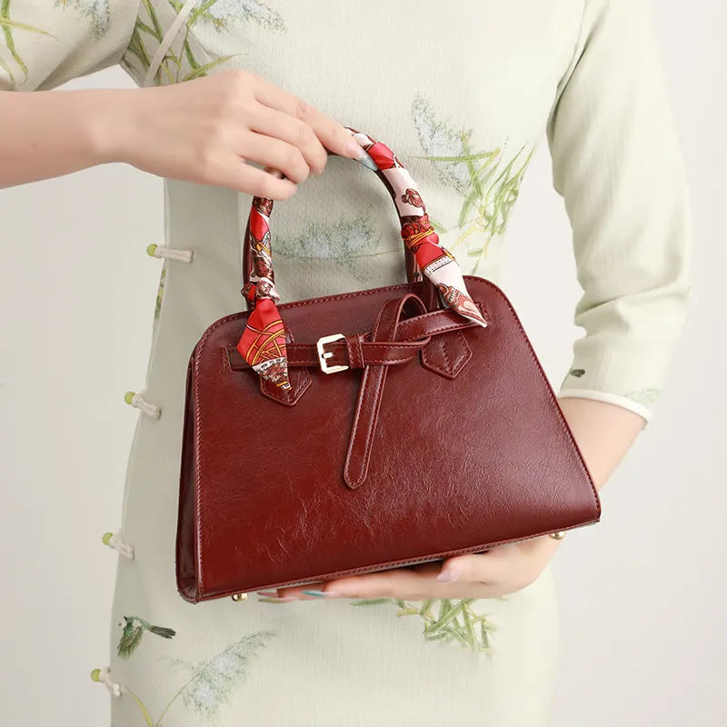 H YXIANG Microfiber Synthetic Leather One Shoulder Handbag Regular Women's Multicolor-3