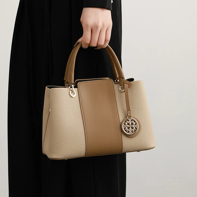 H YXIANG Microfiber Synthetic Leather Shoulder Bag, Handbag Women's-6