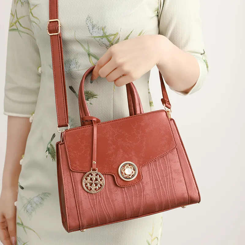 H YXIANG Microfiber Synthetic Leather Tote Shoulder Bag, Crossbody Bag, Handbag Women's Multicolor-2