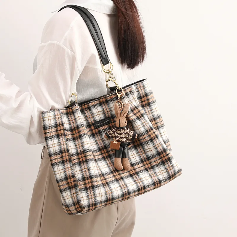 H YXIANG Canvas Bag, Tote Bag, Shopping Bag, Shoulder Bag Regular Women's Multicolor-6