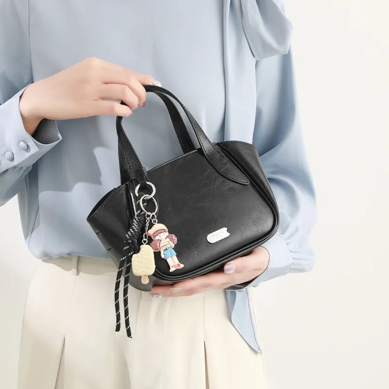H YXIANG Microfiber Synthetic Leather Handbag Women's Multicolor-5