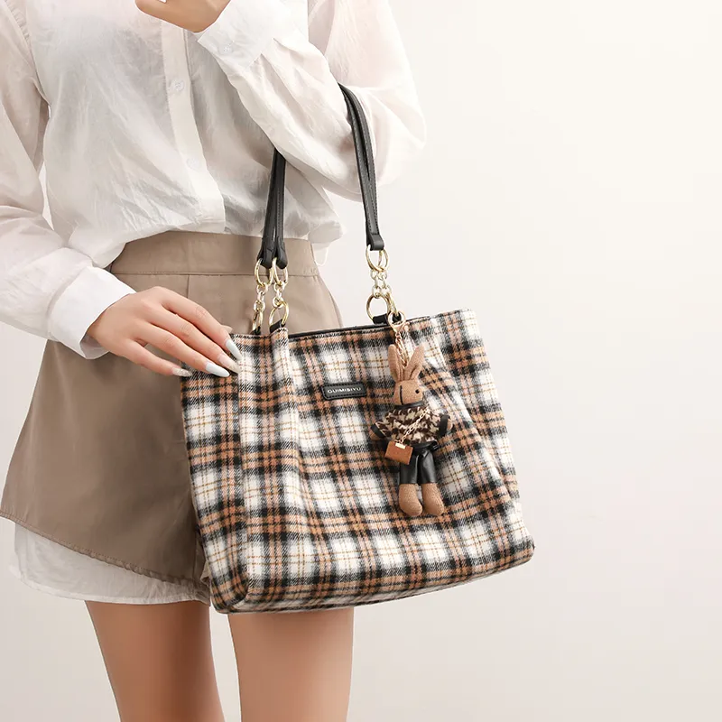 H YXIANG Canvas Bag, Tote Bag, Shopping Bag, Shoulder Bag Regular Women's Multicolor-4