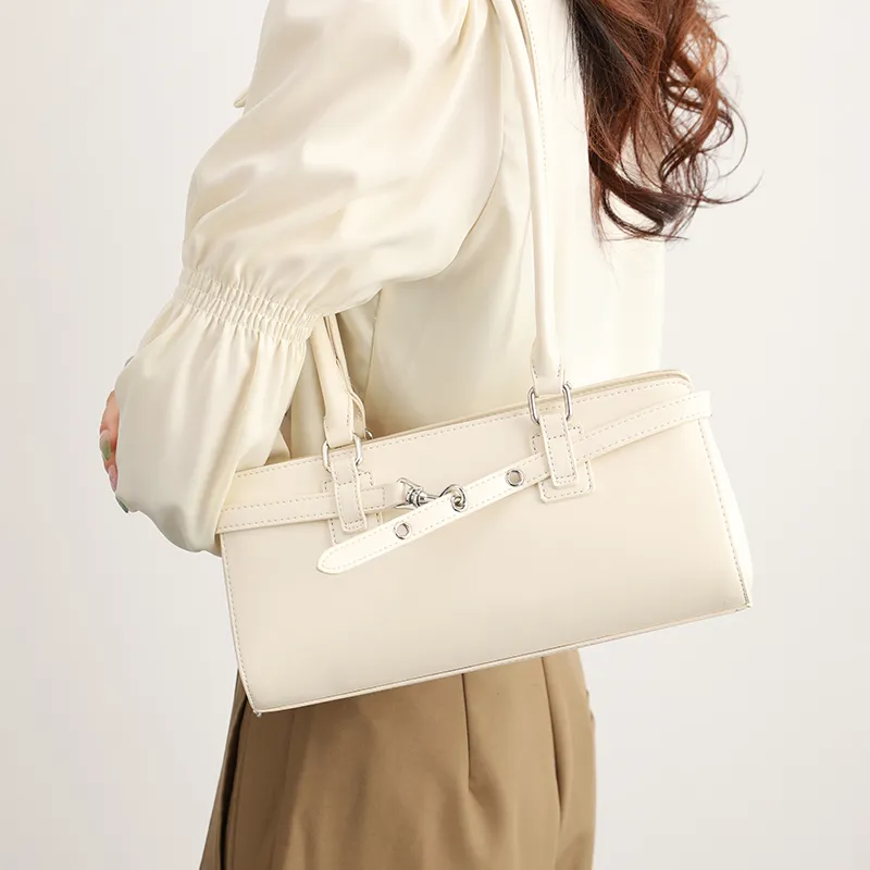 H YXIANG Microfiber Synthetic Leather Shoulder Bag Women's Multicolor-5