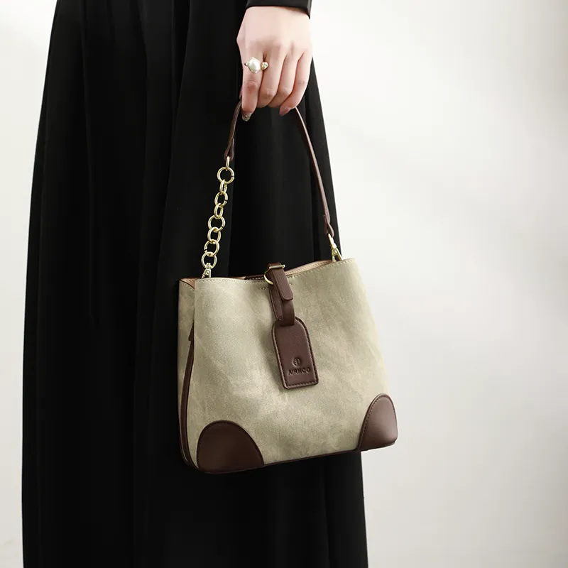 H YXIANG Microfiber Synthetic Leather Shoulder Bag, Crossbody Bag, Handbag Women's Green-7