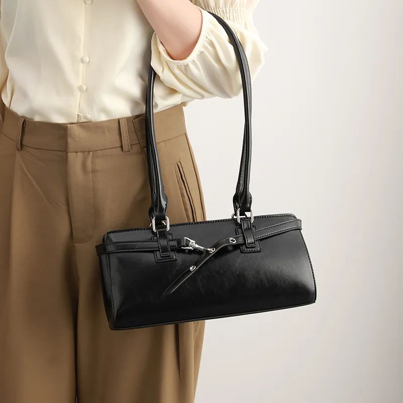 H YXIANG Microfiber Synthetic Leather Shoulder Bag Women's Multicolor-2