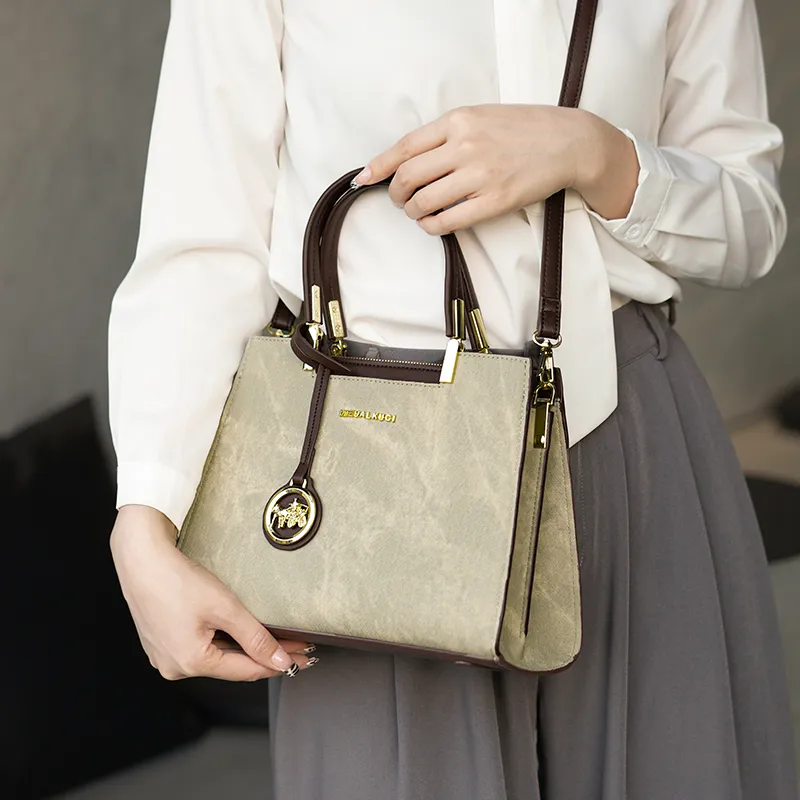 H YXIANG Microfiber Synthetic Leather Shoulder Bag Crossbody Bag Handbags Regular Women's Green-7