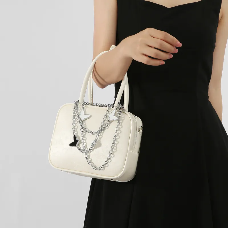 H YXIANG Microfiber Leather Shoulder Bag Women's-9