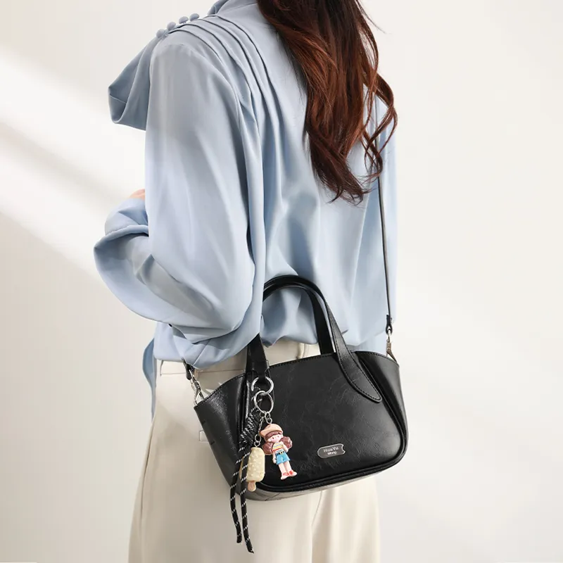 H YXIANG Microfiber Synthetic Leather Handbag Women's Multicolor-8