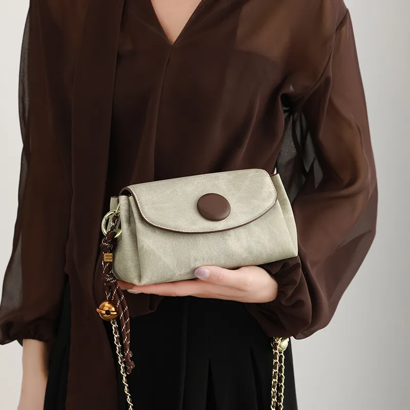 H YXIANG Synthetic Leather Crossbody Bag, Shoulder Bag Women's Green-1