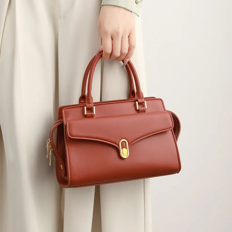 H YXIANG Microfiber Synthetic Leather Handbag Women's Multicolor-5