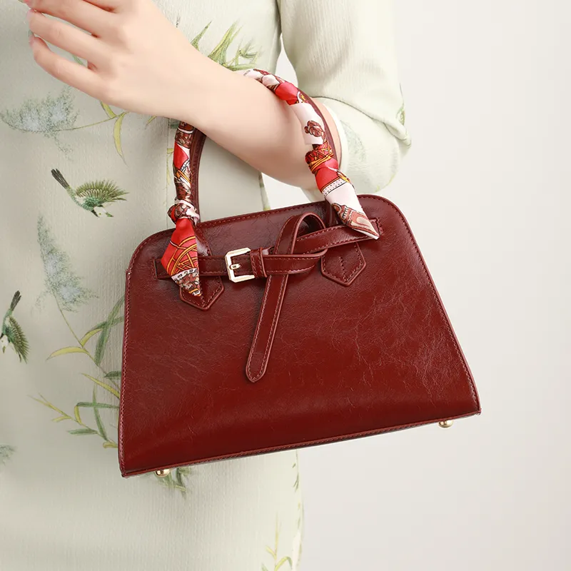 H YXIANG Microfiber Synthetic Leather One Shoulder Handbag Regular Women's Multicolor-4