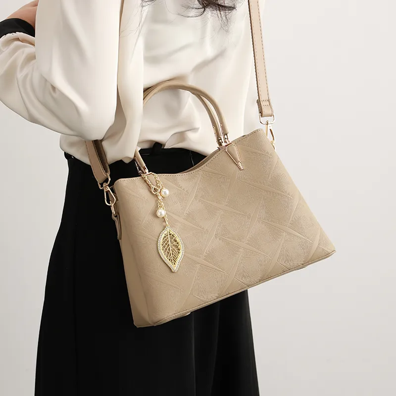 H YXIANG Microfiber Synthetic Leather Handbag Women's Multicolor-2