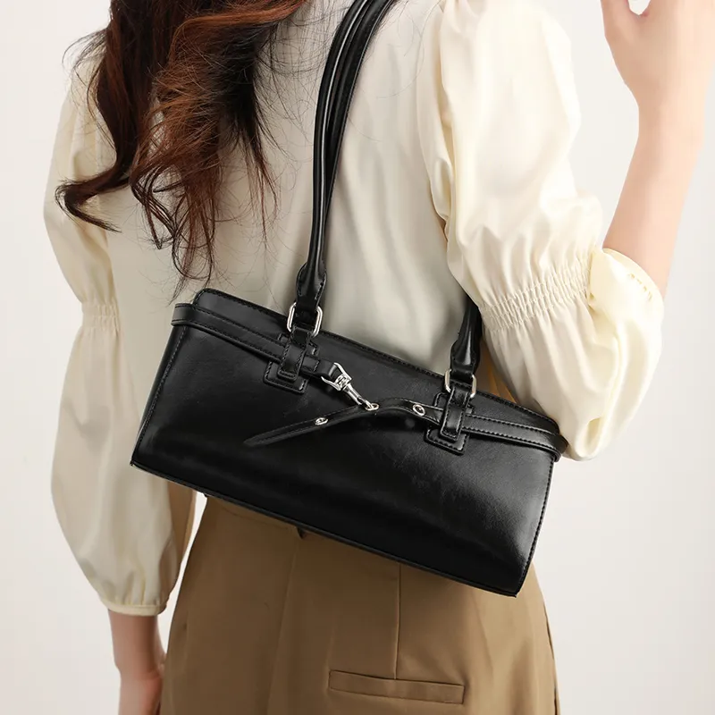H YXIANG Microfiber Synthetic Leather Shoulder Bag Women's Multicolor-1