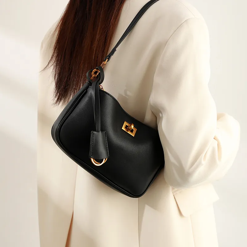 H YXIANG Microfiber Synthetic Leather Shoulder Bag Women's Multicolor-8