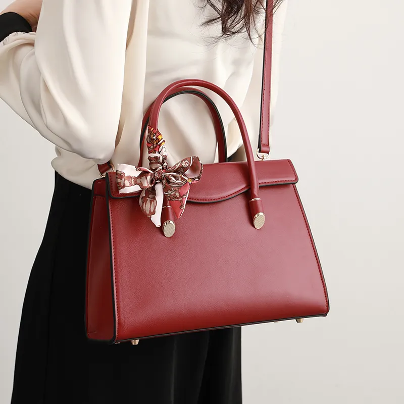 H YXIANG Microfiber Synthetic Leather One Shoulder Handbag Women's Multicolor-5
