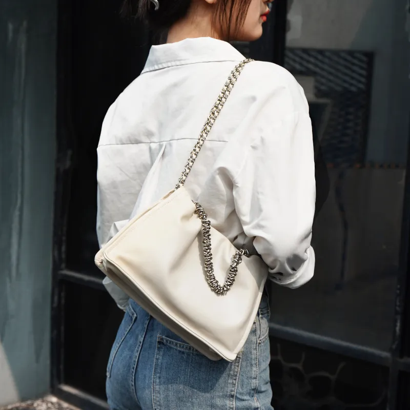 H YXIANG Cow Leather Handbag Shoulder Bag Crossbody Bag Women's Multicolor-4