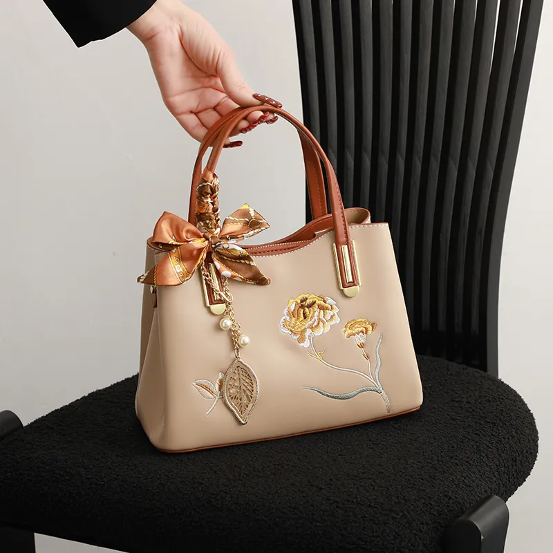 H YXIANG Microfiber Synthetic Leather Crossbody One Shoulder Handbags Regular Women's Apricot-7