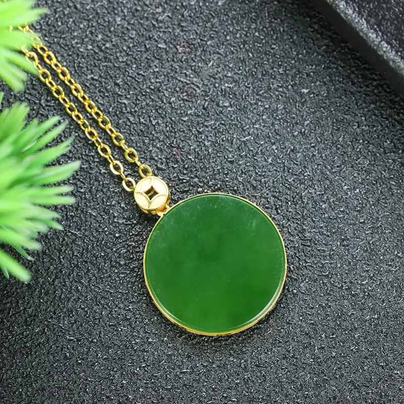 Cuizu Hetian Jade Pendants Jasper Women's-5