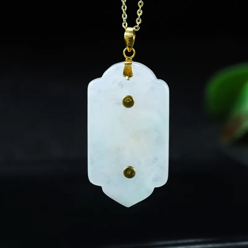 Cuizu Glutinous Jade Necklaces Unisex-4