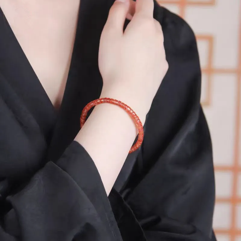 Cuizu Southern Red Agate Bracelets Unisex-4