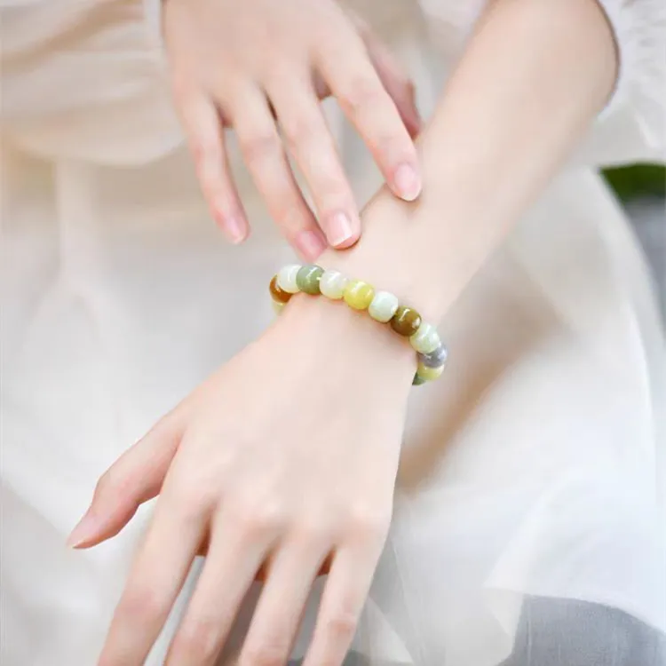 Cuizu Hetian Jade Bracelets Unisex Sugar Jade-2