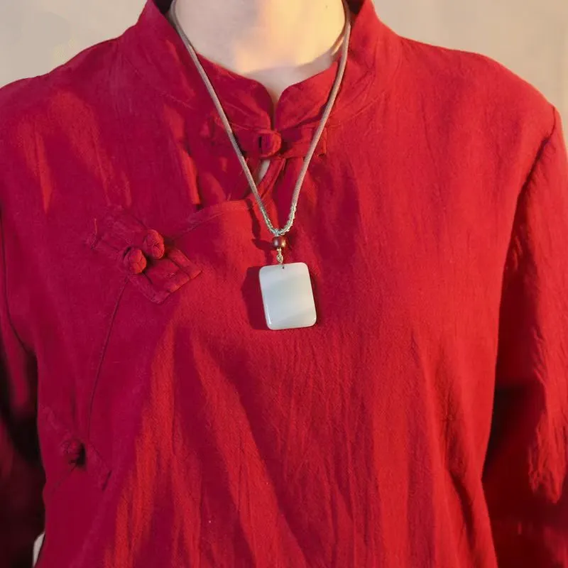 Cuizu Tianshan Jade Necklaces Unisex-4