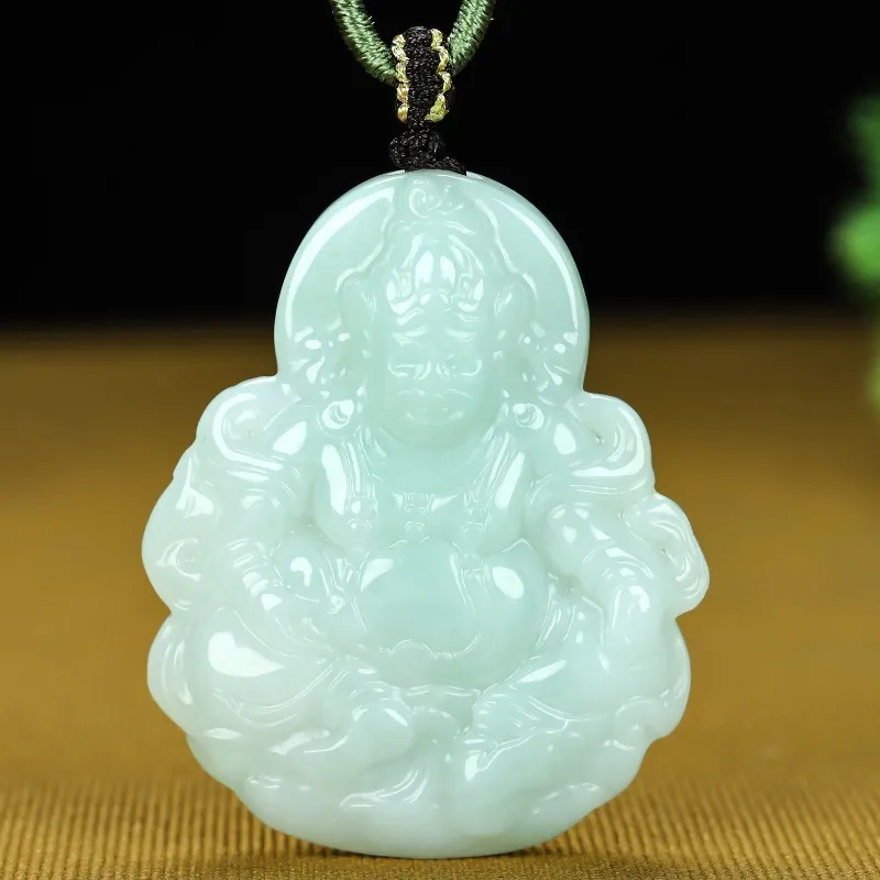 Cuizu Glutinous Jade Jadeite Necklaces Unisex-1