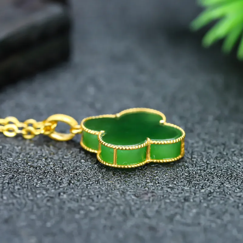 Cuizu Hetian Jade Pendants Women's-4