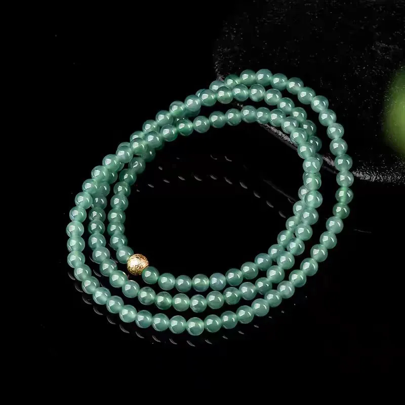 Cuizu Ice Glutinous Jadeite Necklaces Women's-2