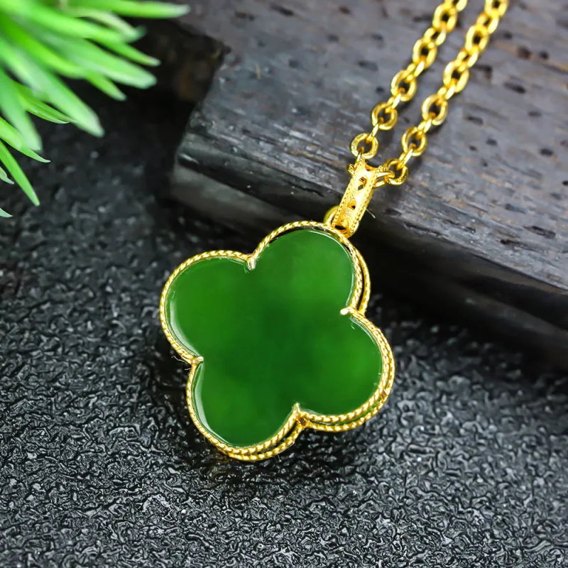 Cuizu Hetian Jade Pendants Women's-1