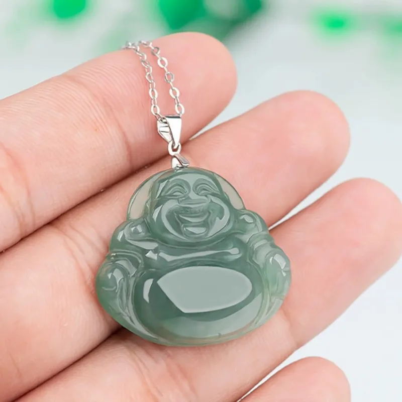 Cuizu Ice Glutinous Jadeite Pendants Women's-3