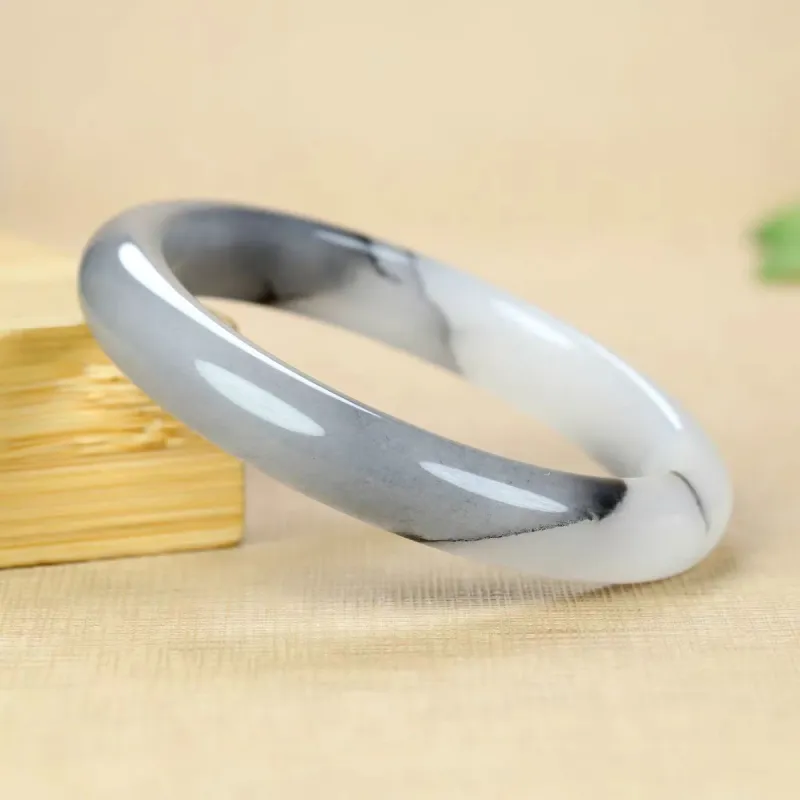 Cuizu Golden Silk Jade Bangles Unisex-6
