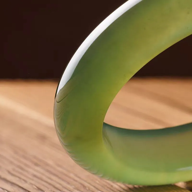 Cuizu Serpentine Jade Bangles Women's-2
