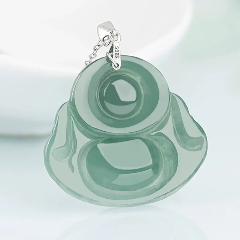 Cuizu Ice Glutinous Jadeite Pendants Women's-4