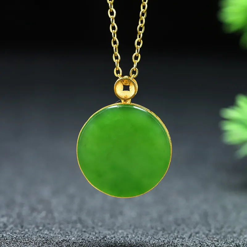 Cuizu Hetian Jade Pendants Jasper Women's-4