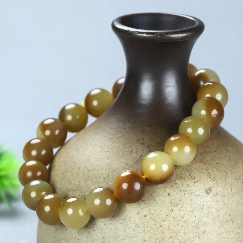 Cuizu Hetian Jade Bracelets Unisex Sugar Jade-3