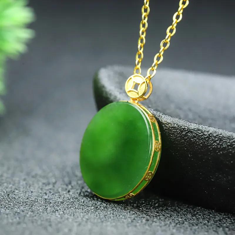 Cuizu Hetian Jade Pendants Jasper Women's-2