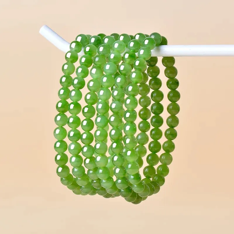 Cuizu Hetian Jade Bracelets Jasper Unisex-4