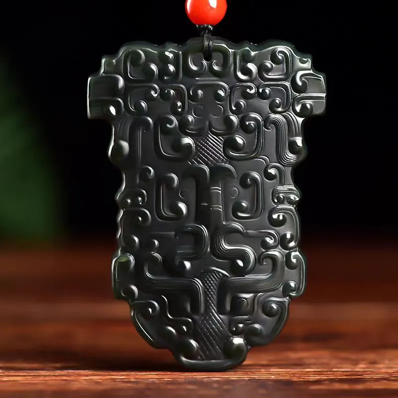 Cuizu Hetian Jade Necklaces Men-1
